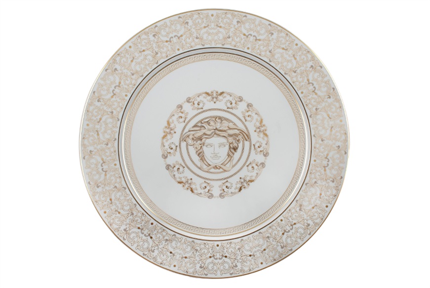 Charger plate Medusa Gala porcelain Versace