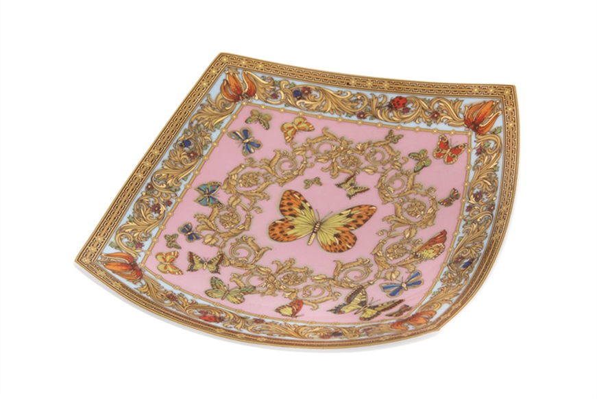 Bowl Le Jardin porcelain Versace