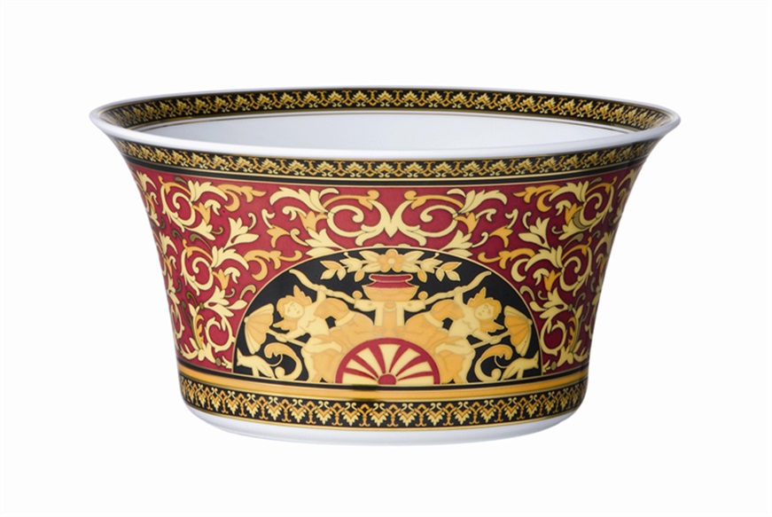 Salad bowl Medusa porcelain Versace