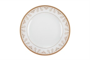 Dinner plate Medusa Gala Gold porcelain Versace