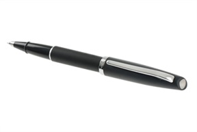 Roller pen Style Resina Matt black Aurora