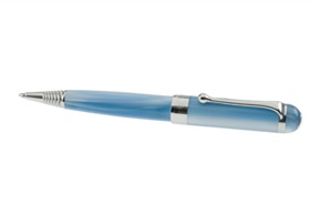 Penna a sfera Alpha azzurra iridescente Aurora