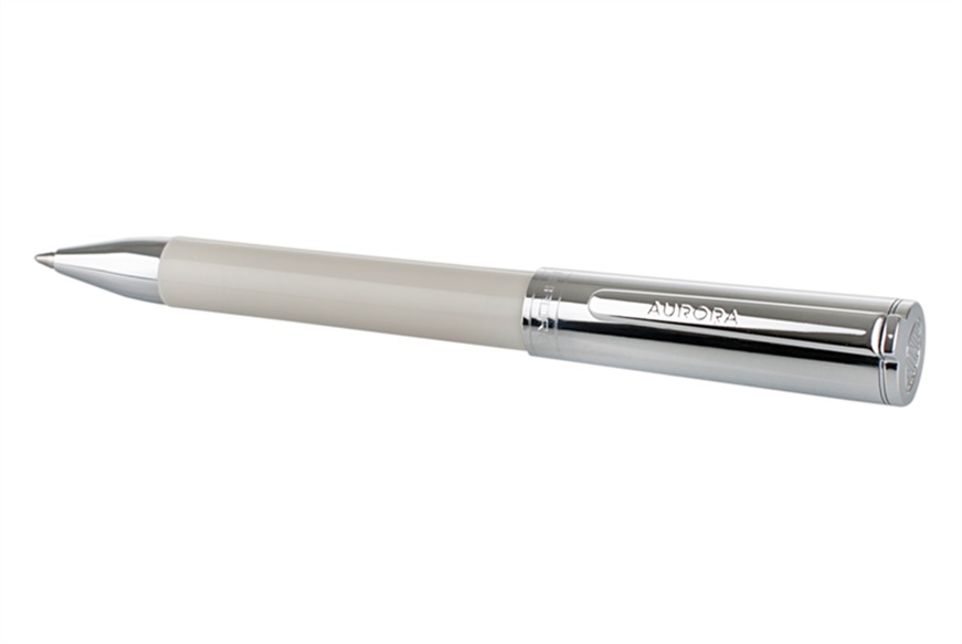 Ballpoint pen Tu Metal Cap white Aurora