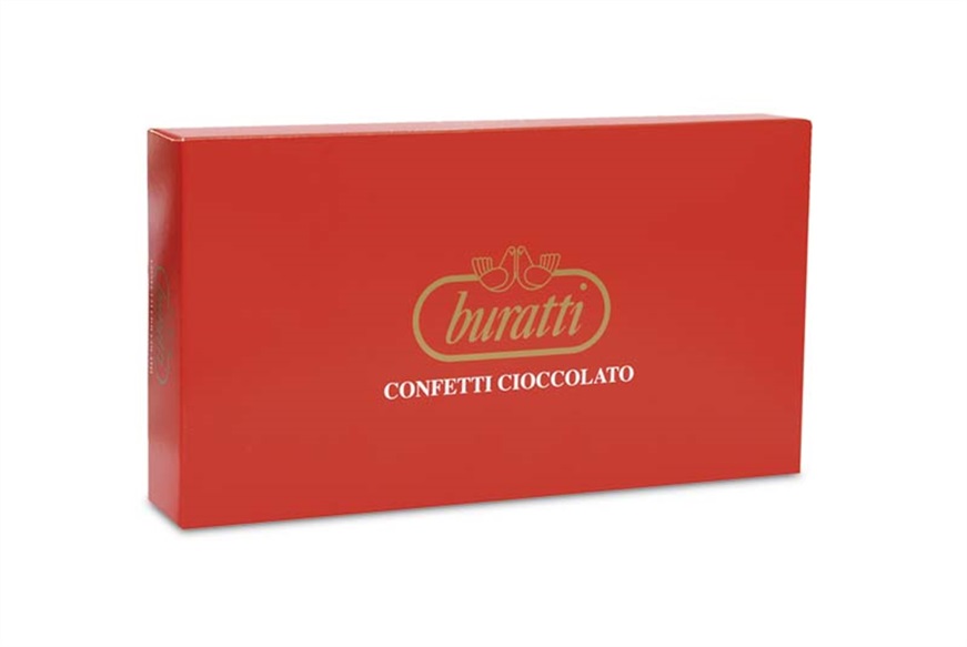 Confetti Cioccolato Rosso in confezione da 1 kg Buratti