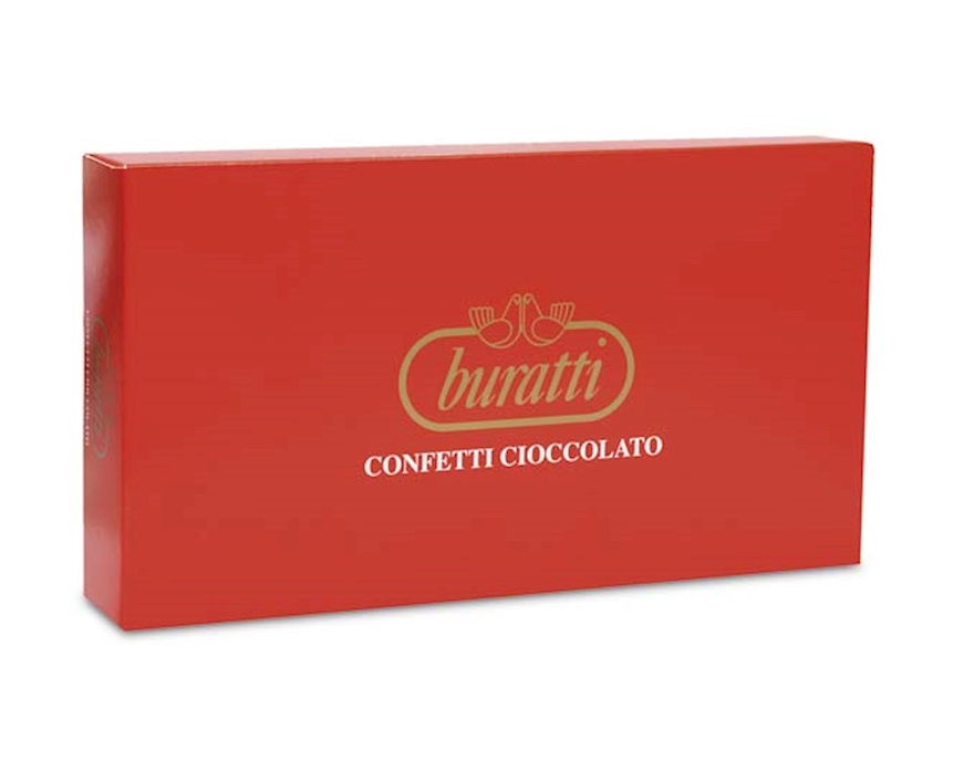Confetti cioccolato Rosso in confezione da 1 kg Buratti
