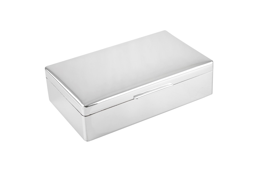 Box silver shiny with wooden interior Selezione Zanolli