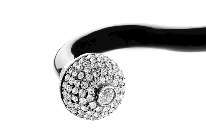 Curved stick half-sphere with crystals Selezione Zanolli