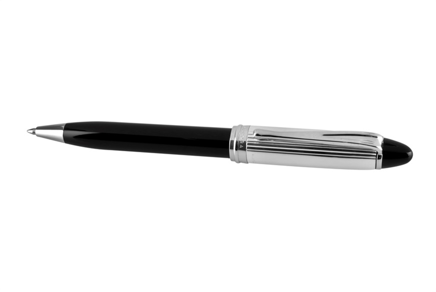 Ballpoint pen Ipsilon silver black Aurora
