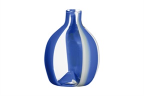 Vase Singleflower Capri Murano glass Carlo Moretti