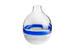 Vase Singleflower Capri Murano glass Carlo Moretti