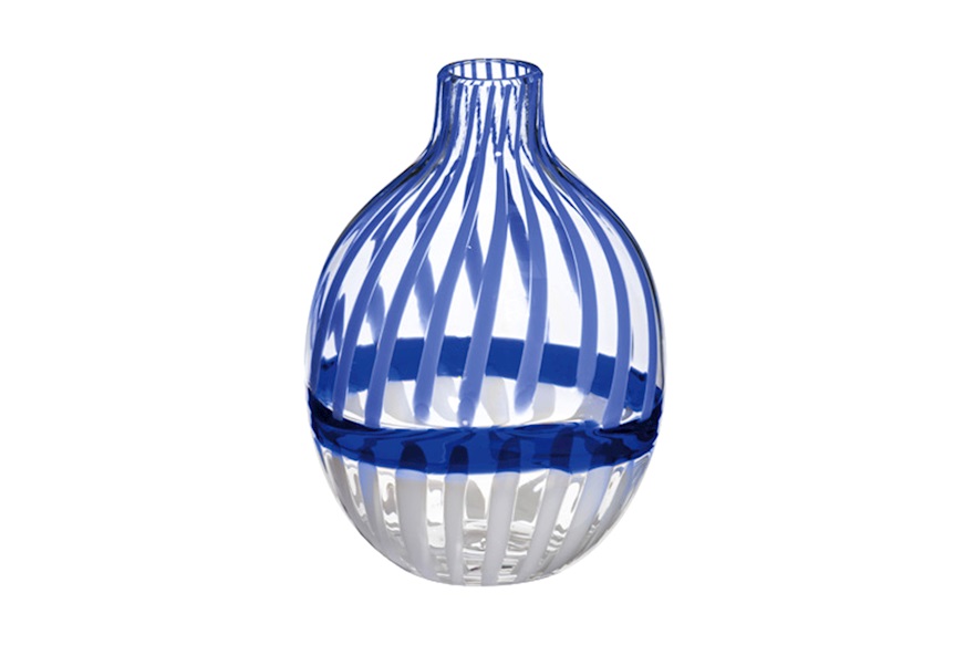 Vase Singleflower Capri Murano glass Carlo Moretti