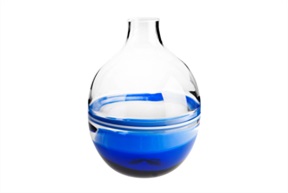 Vase Singleflower Capri Murano glass Carlo Moretti