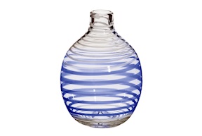 Vase Singleflower Capri Murano glass Carlo Moretti