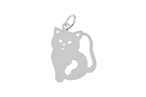 Ciondolo Gatto argento Selezione Zanolli