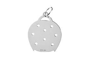 Ciondolo Coccinella argento Selezione Zanolli