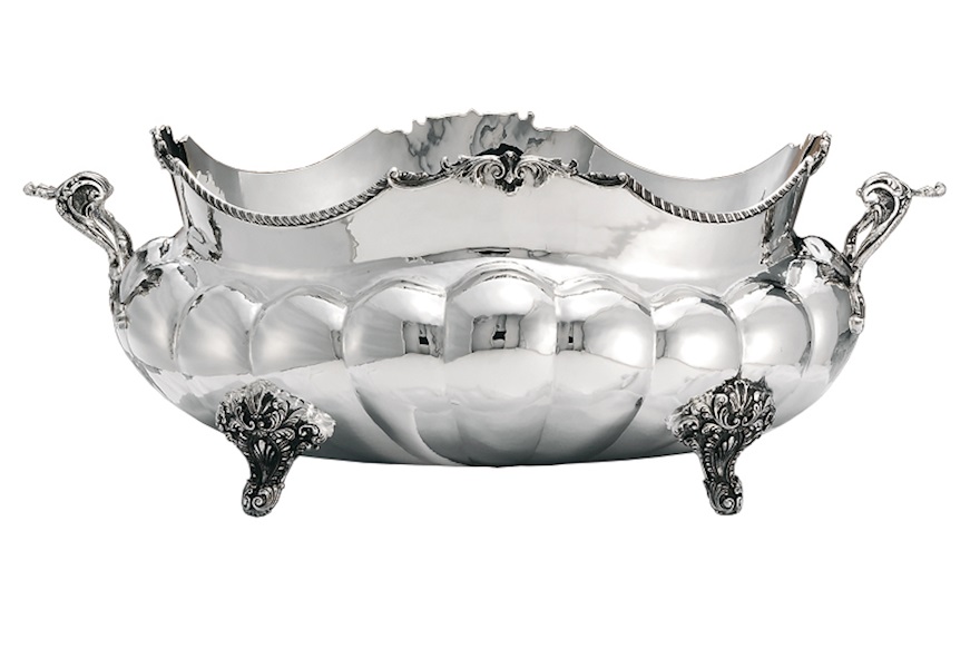 Bowl Baroque silver Selezione Zanolli