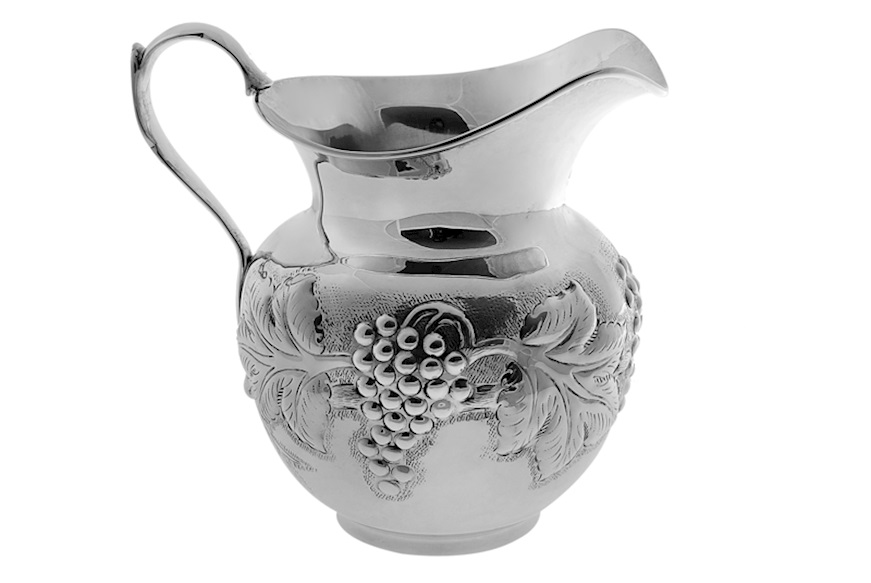 Pitcher silver with grape chisel Selezione Zanolli