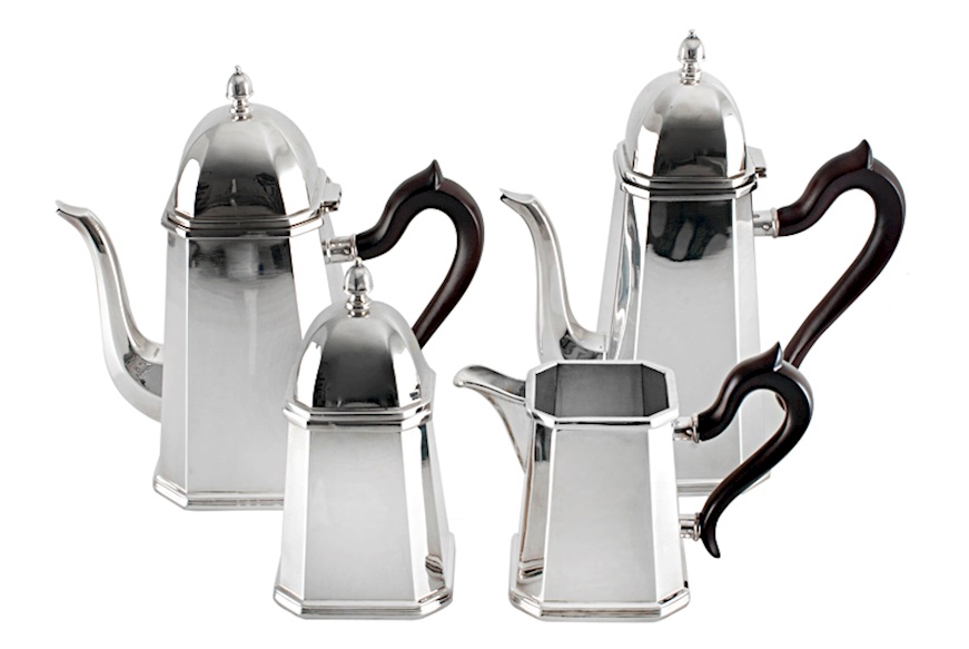 Coffee set Milano silver 4 pieces Selezione Zanolli