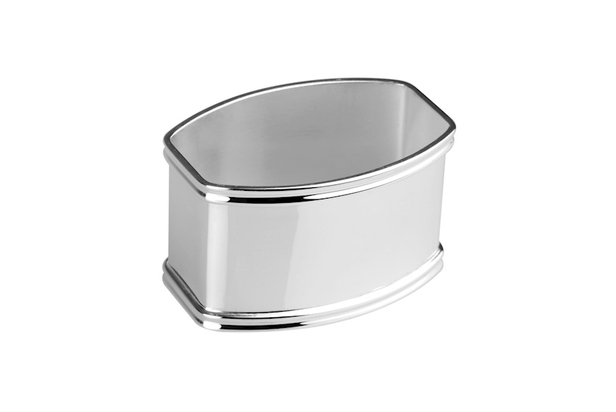 Napkin Ring Barilotto silver in English style Selezione Zanolli