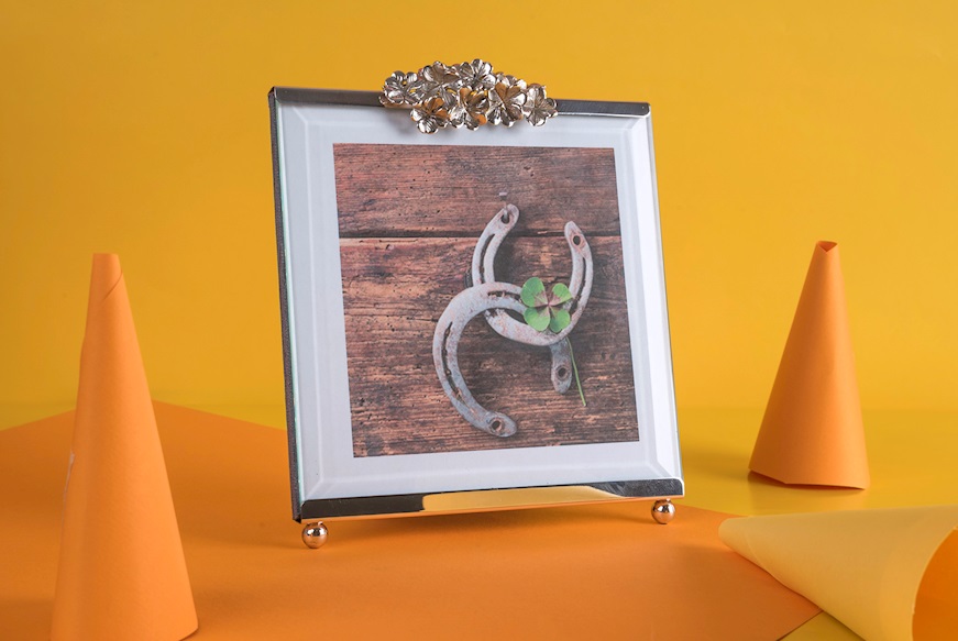 Picture frame Shamrocks silver Selezione Zanolli