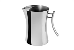 Water pitcher Bamboo steel with ice guard Sambonet