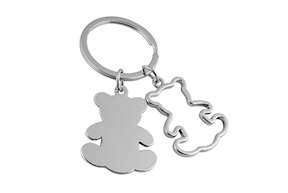 Keyring two teddy bears Selezione Zanolli