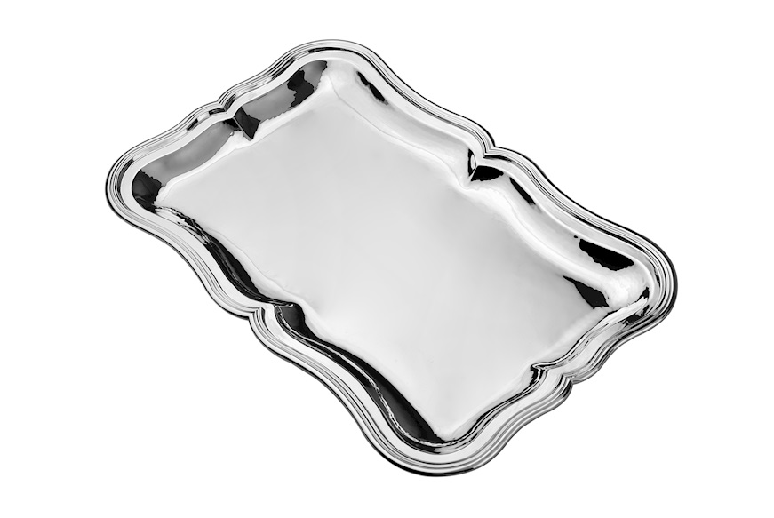 Letter tray Settecento silver Selezione Zanolli