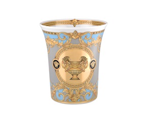 Vase Prestige Gala Bleu porcelain Versace