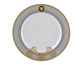Dessert plate Prestige Gala Bleu porcelain Versace