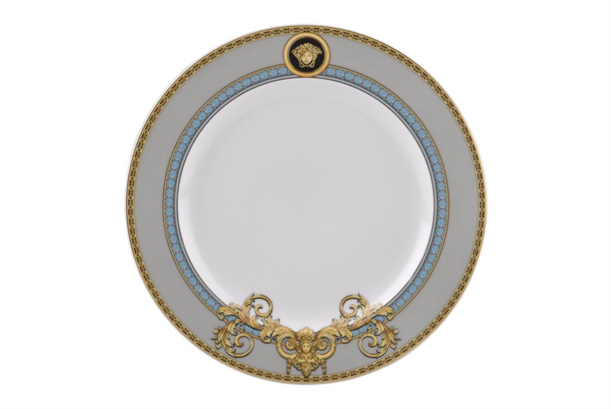 Dessert plate Prestige Gala Le Bleu porcelain Versace