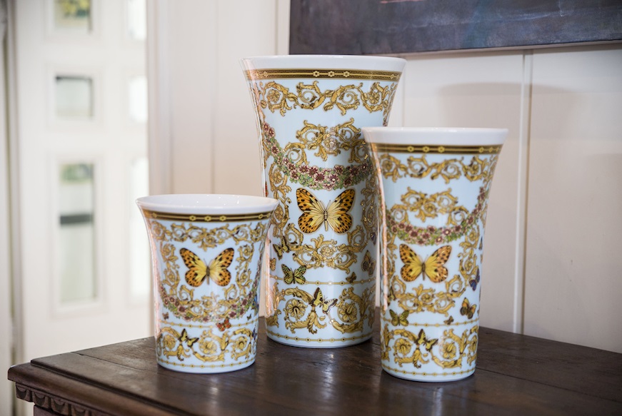 Vase Le Jardin porcelain Versace