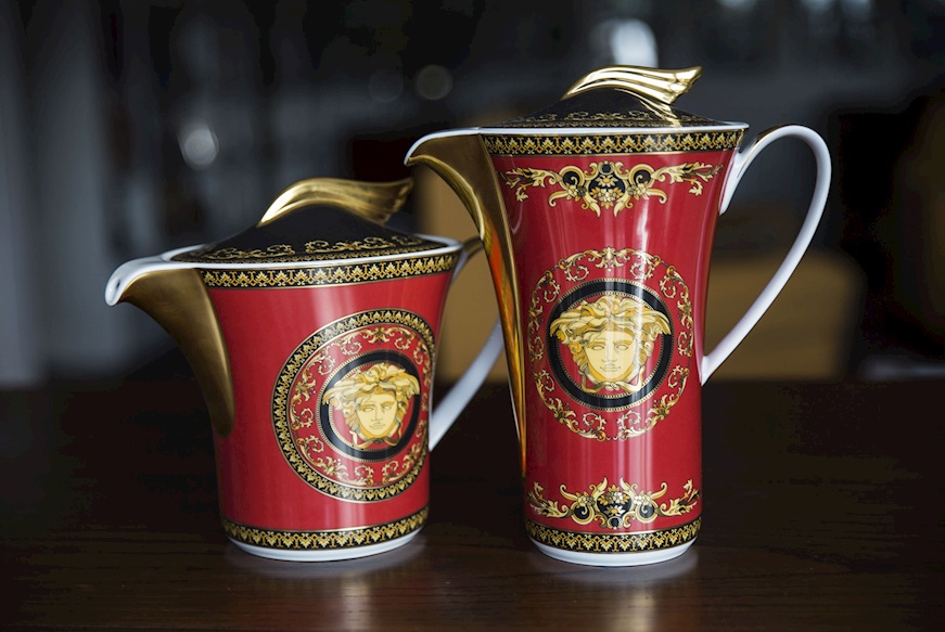 Teapot Medusa porcelain Versace