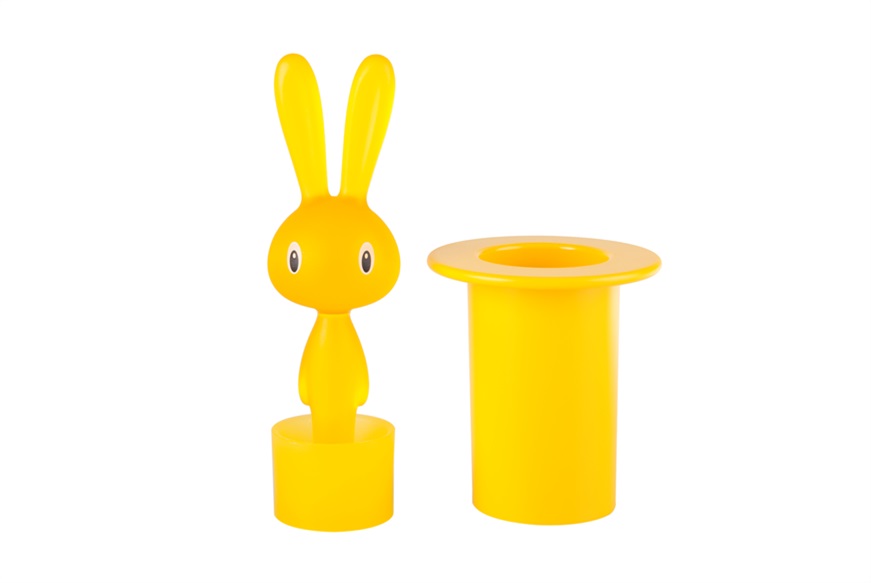 Portastuzzicadenti Magic Bunny giallo Alessi