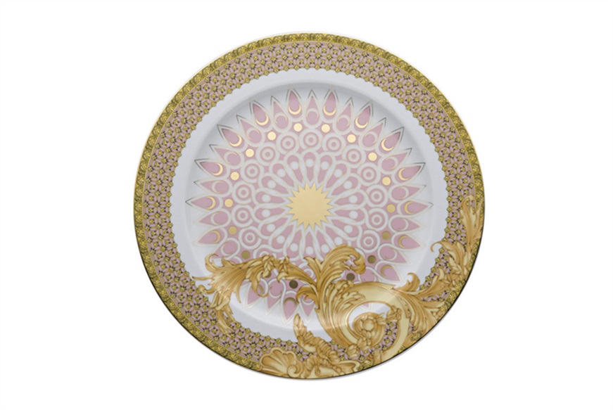 Dessert plate Les Reves Byzantins porcelain Versace