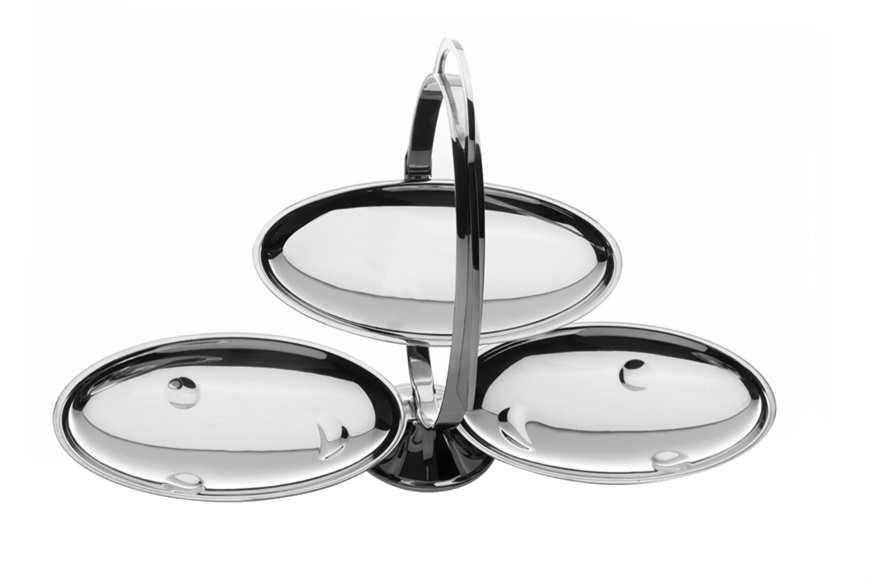 Folding cake stand Anna Gong steel Alessi