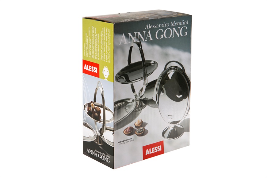 Folding cake stand Anna Gong steel Alessi