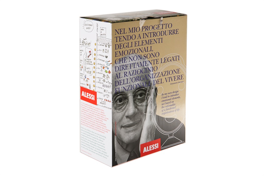 Alzata pieghevole Anna Gong acciaio Alessi