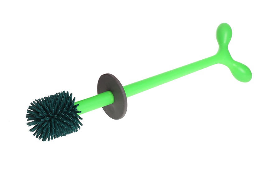 Scopino da bagno Merdolino marrone Alessi