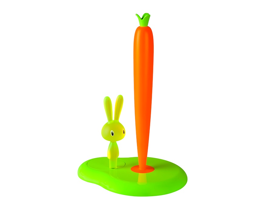 Portarotolo cucina Bunny & Carrot verde Alessi