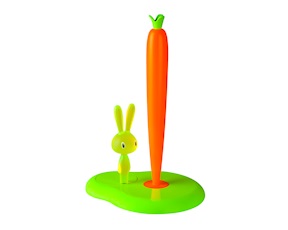 Portarotolo cucina Bunny & Carrot verde Alessi