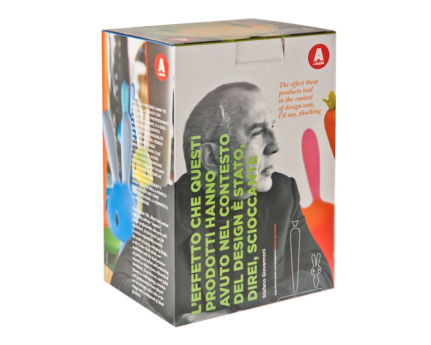 Portarotolo cucina Bunny & Carrot bianco Alessi