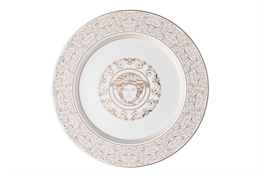 Charger plate Medusa Gala porcelain Versace