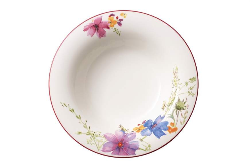 Soup plate Mariefleur Basic porcelain Villeroy & Boch