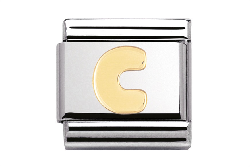 C Letter Composable steel and gold Nomination