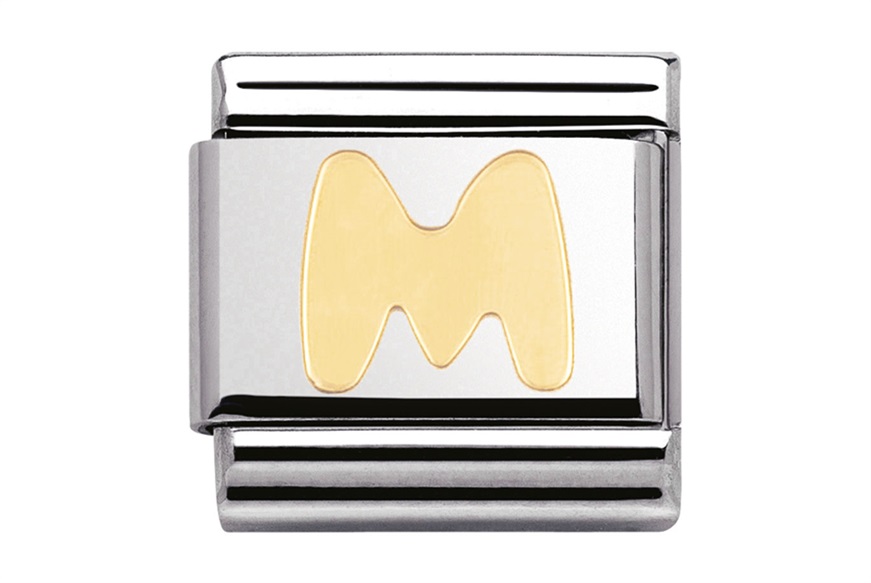 M Letter Composable steel and gold Nomination