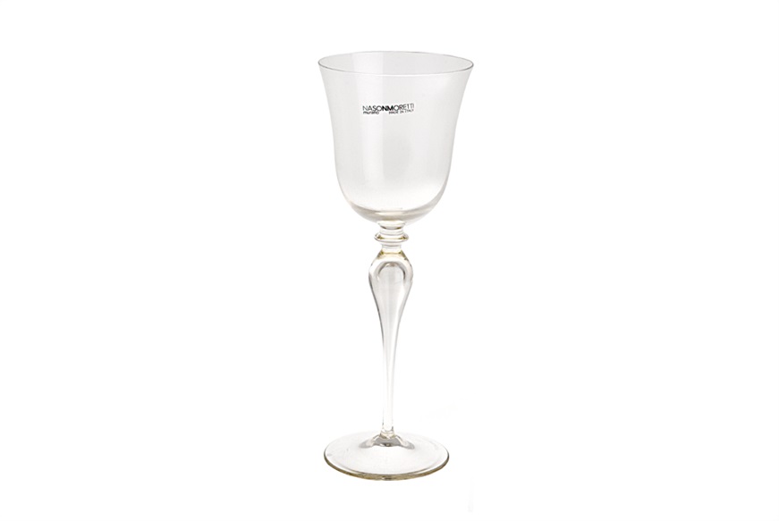 Water glass Prestige Murano glass Nasonmoretti