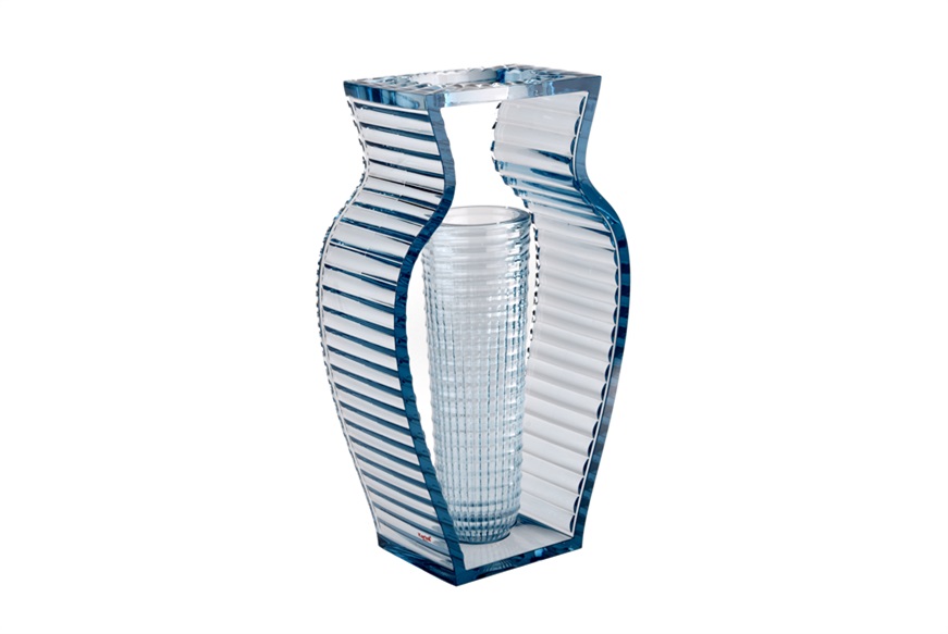 Vase I Shine blue Kartell