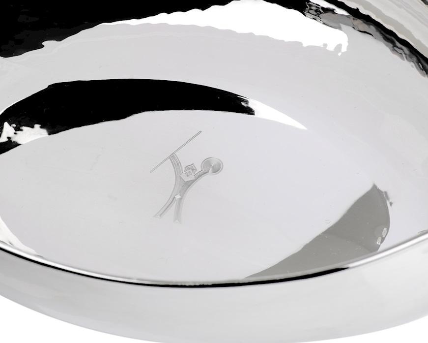 Oval bowl silver Selezione Zanolli