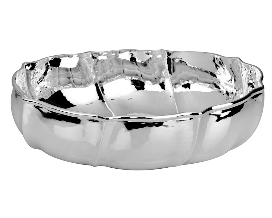 Oval bowl silver Selezione Zanolli