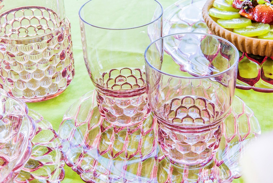 Water glass Jellies Family pink Kartell